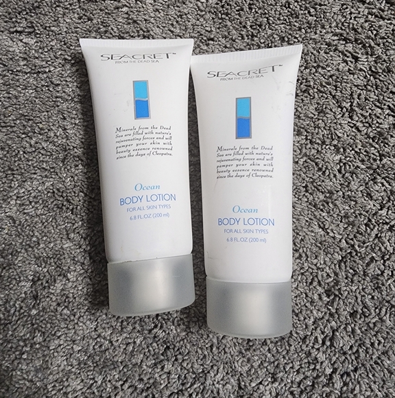 Seacret Dead Sea Body Lotion Set Of 2 6.8 Oz - Picture 1 of 2